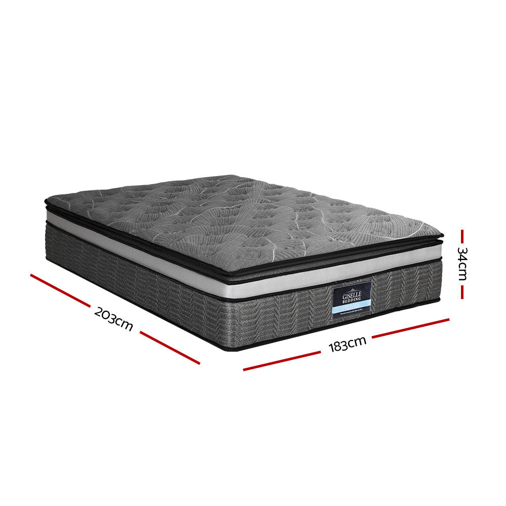 Giselle Mattress Pocket Mini Spring Mattresses Medium Firm 9-Zone Bed King Fast shipping On sale
