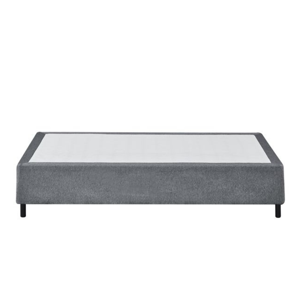 Momentous Living - Knitted Fabric Bed Frame Bed Base Single Size Solid ...