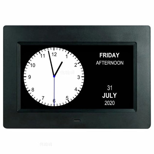 Gominimo Calendar Alarm Clock with LCD Screen - Black Decor Fast shipping On sale