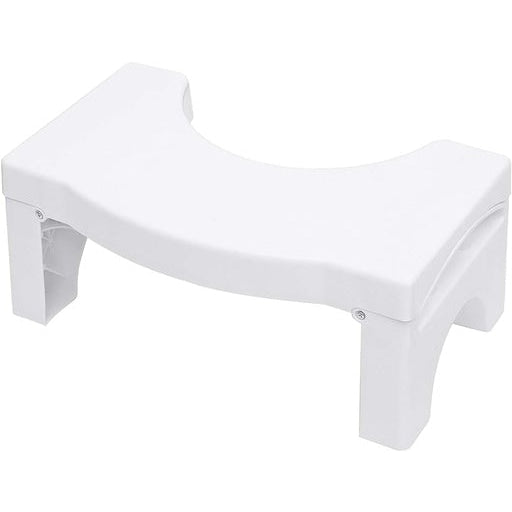 GOMINIMO Foldable Toilet Step Stool with Non-Slip Base (White) Bathroom Accessories Fast shipping On sale