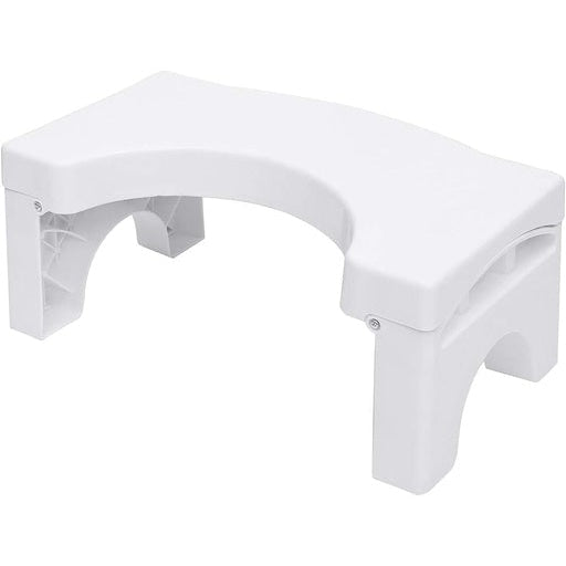 GOMINIMO Foldable Toilet Step Stool with Non-Slip Base (White) Bathroom Accessories Fast shipping On sale