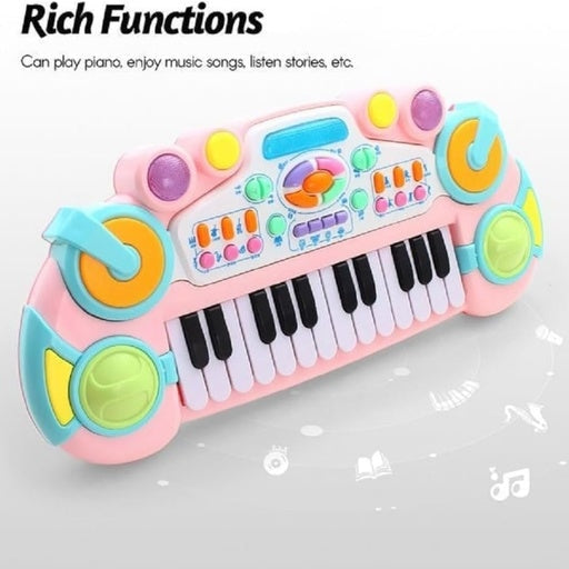 Gominimo Kids Toy Musical Electronic Piano Keyboard Pink Toys Fast shipping On sale