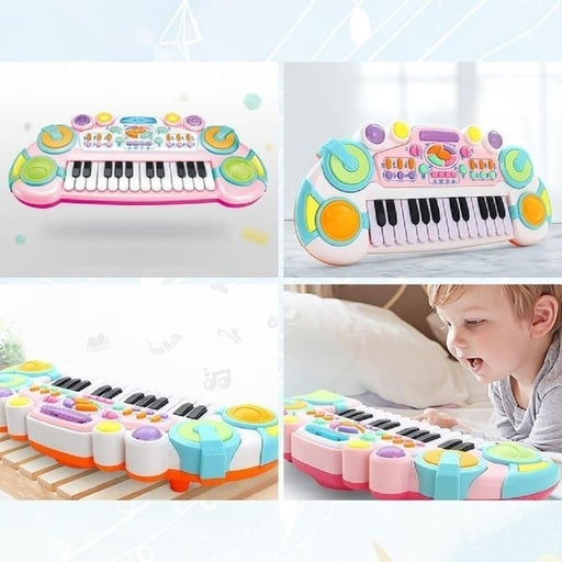 Gominimo Kids Toy Musical Electronic Piano Keyboard Pink Toys Fast shipping On sale