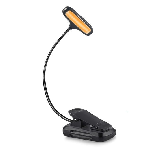 Gominimo LED Clip Book Light 15 - Black Table Lamp Fast shipping On sale