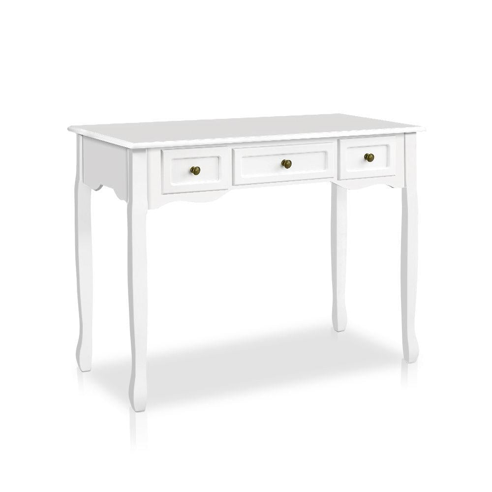 Hall Console Table Hallway Side Dressing Entry Wooden French Drawer White Fast shipping On sale