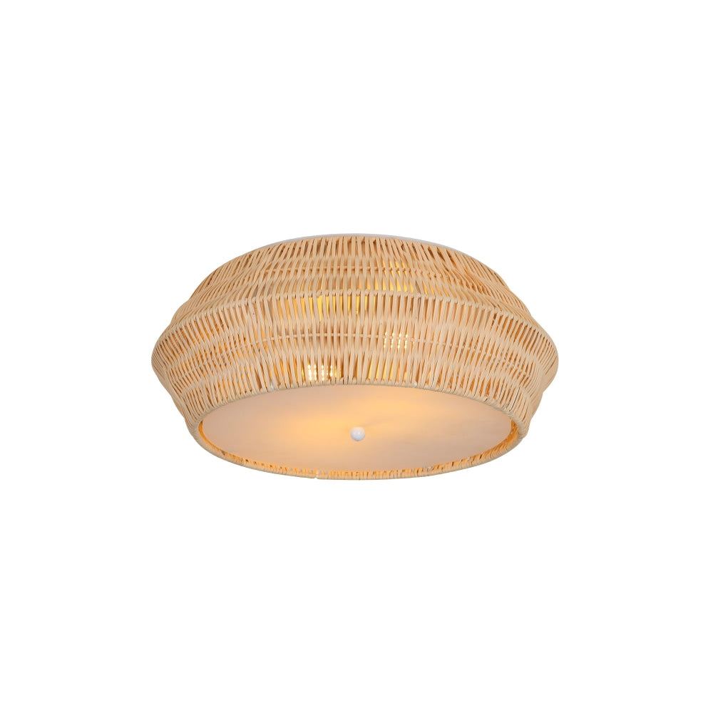 Halo Elegant Rustic Pendant Light Intricate Rattan Shade Ceiling Fast shipping On sale