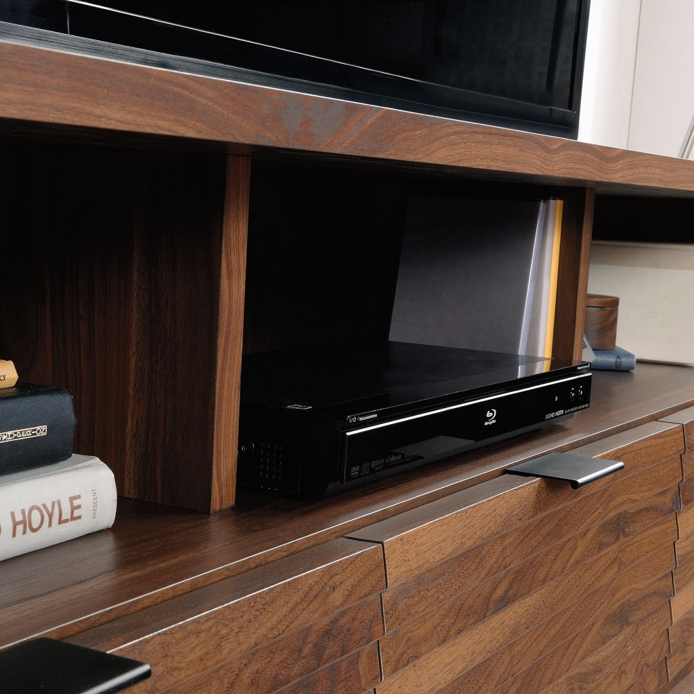 Hank Lowline Entertainment Unit TV Stand W/ 3-Drawers - Grand Walnut Fast shipping On sale