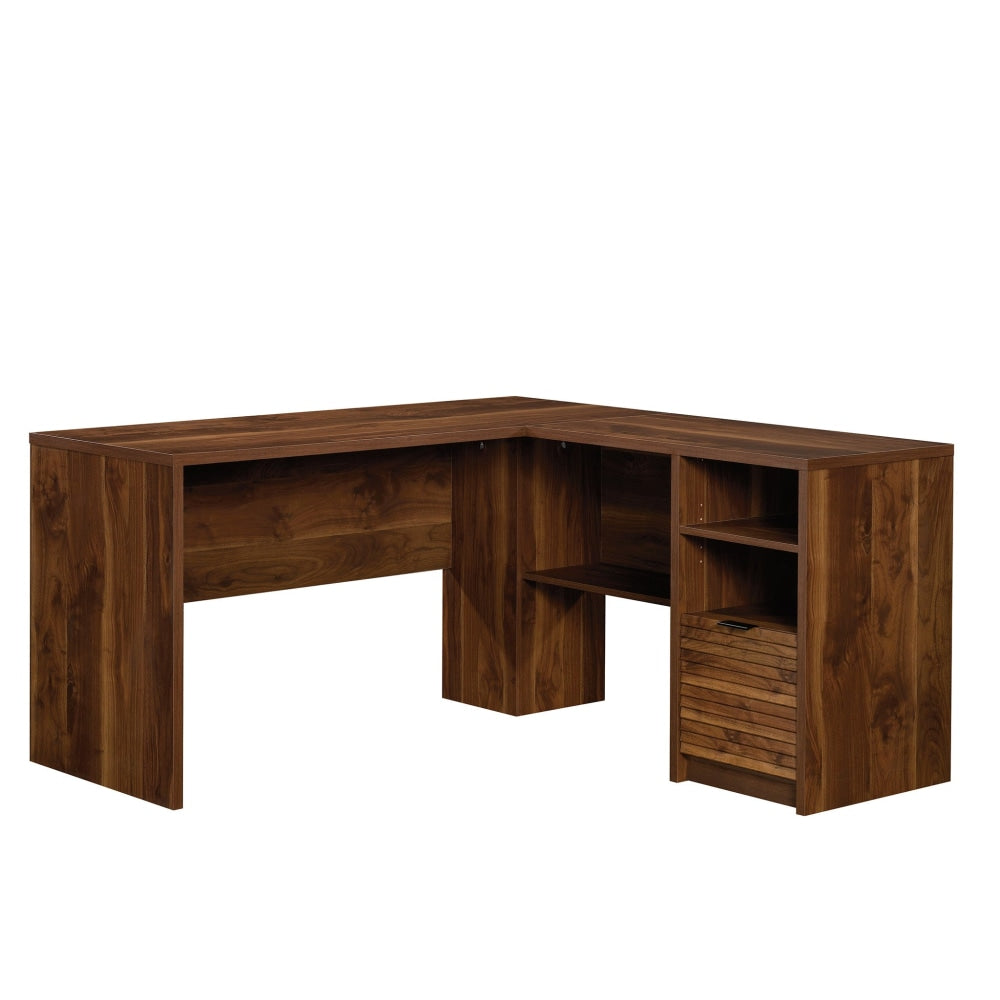 Hank Manager Office Computer Working L-Shape Desk W/ 1-Drawer - Grand Walnut Fast shipping On sale