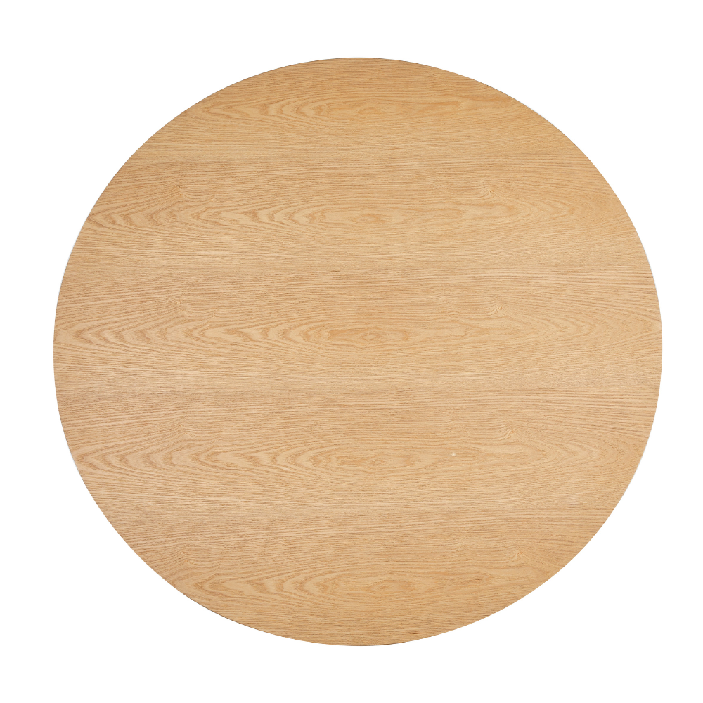 Harcon Country Style Wooden Round Kitchen Dining Table 120cm Oak / Grey Fast shipping On sale