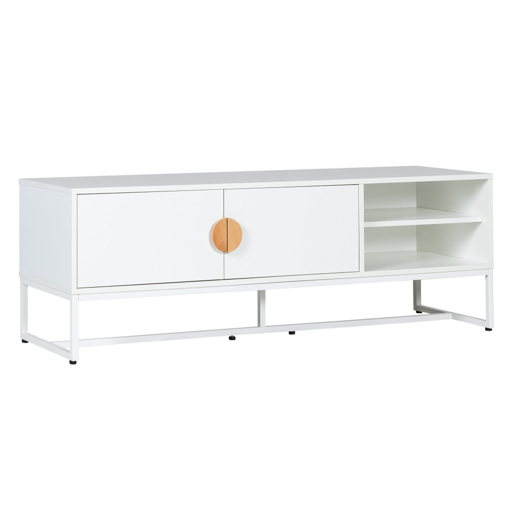 Havana Modern Coastal TV Stand Entertainment Unit Storage Cabinet - White Fast shipping On sale