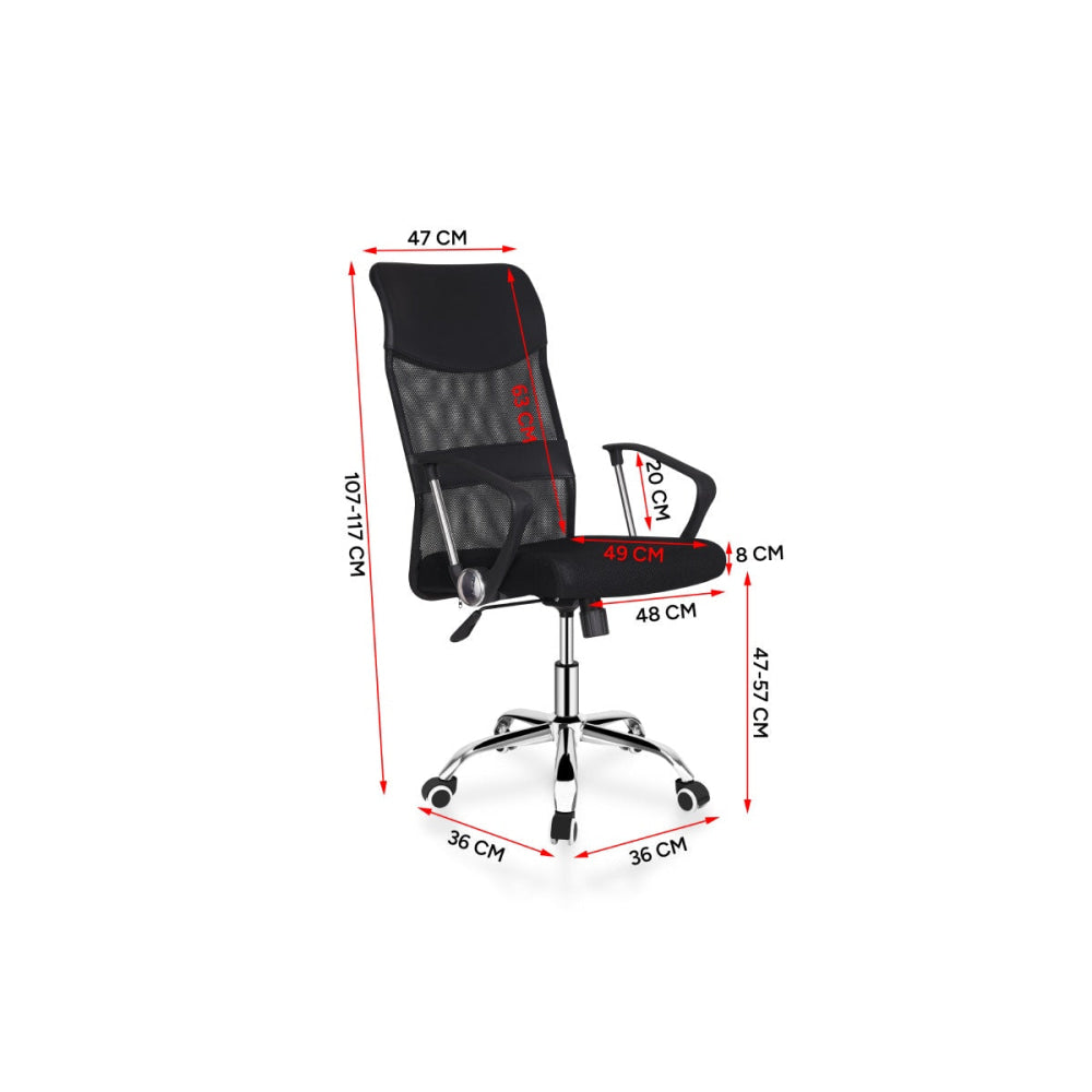 High Back Designer Office Computer Working Task Chair Black Fast shipping On sale