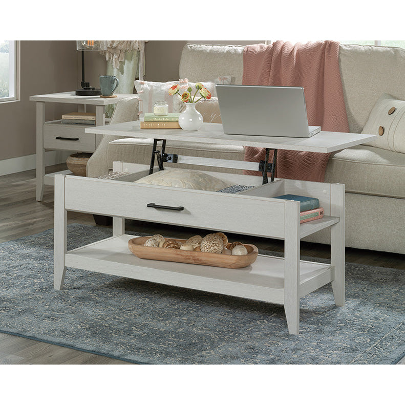 Hill Rectangular Storage Lift Top Coffee Table Glacier Oak Fast shipping On sale