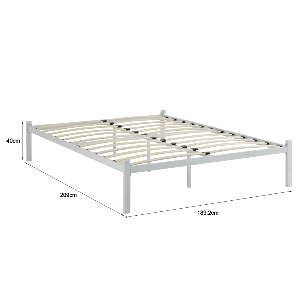 Hindmarsh Metal Bed Frame White Fast shipping On sale