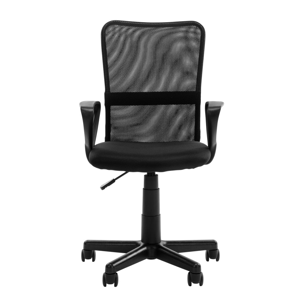 Hudson Modern Mesh Computer Task Desk Office Chair Arms Rest Black Fast shipping On sale