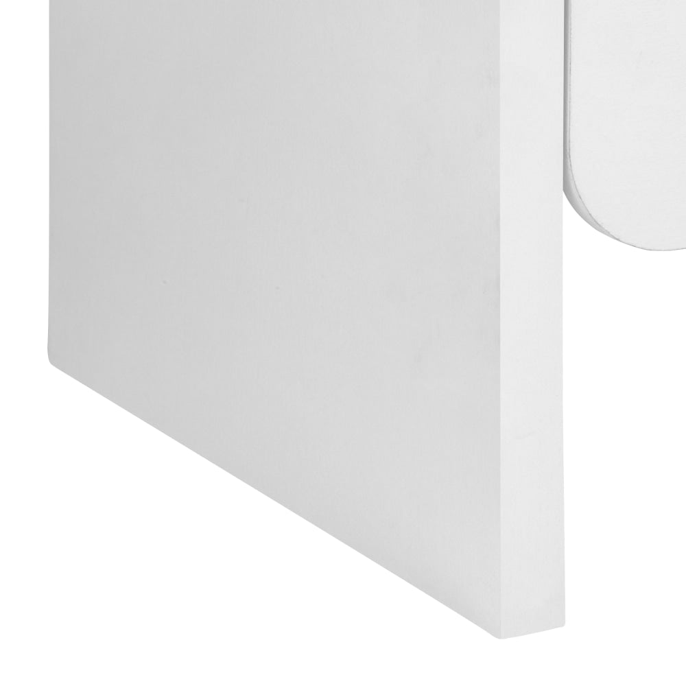 Hugh Modern Wooden Nightstand Bedside Table 2-Drawers White Fast shipping On sale