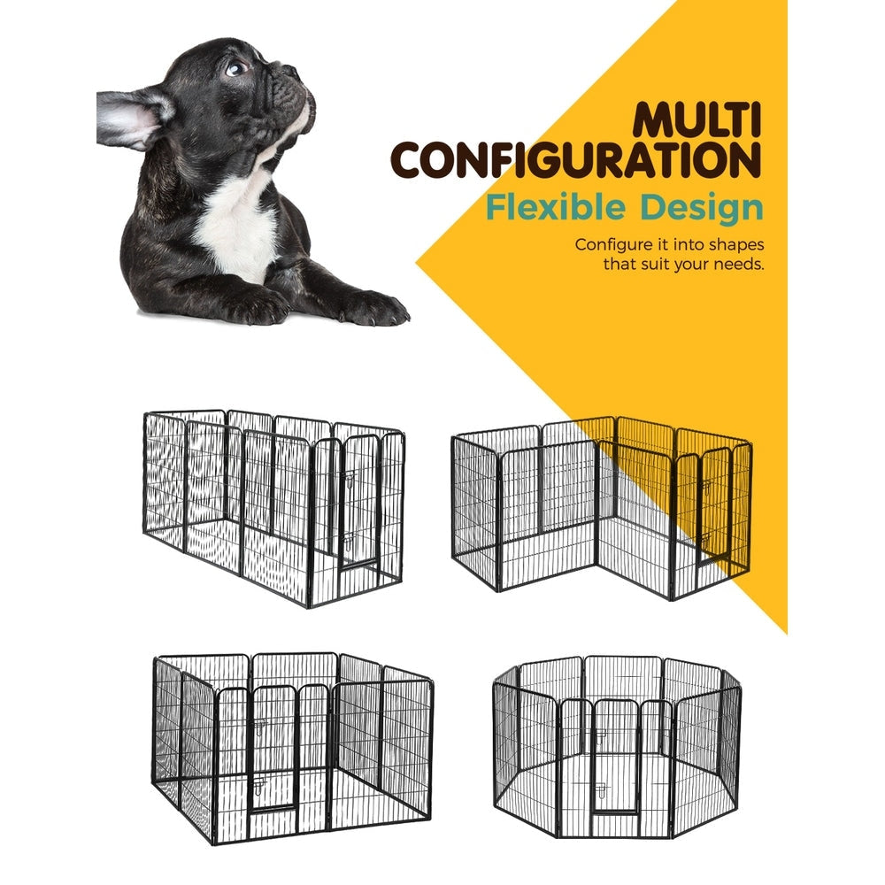i.Pet 40 Pet Dog Playpen Kennel Puppy Enclosure Fence Cage Play Pen 8 Panel’ Cares Fast shipping On sale