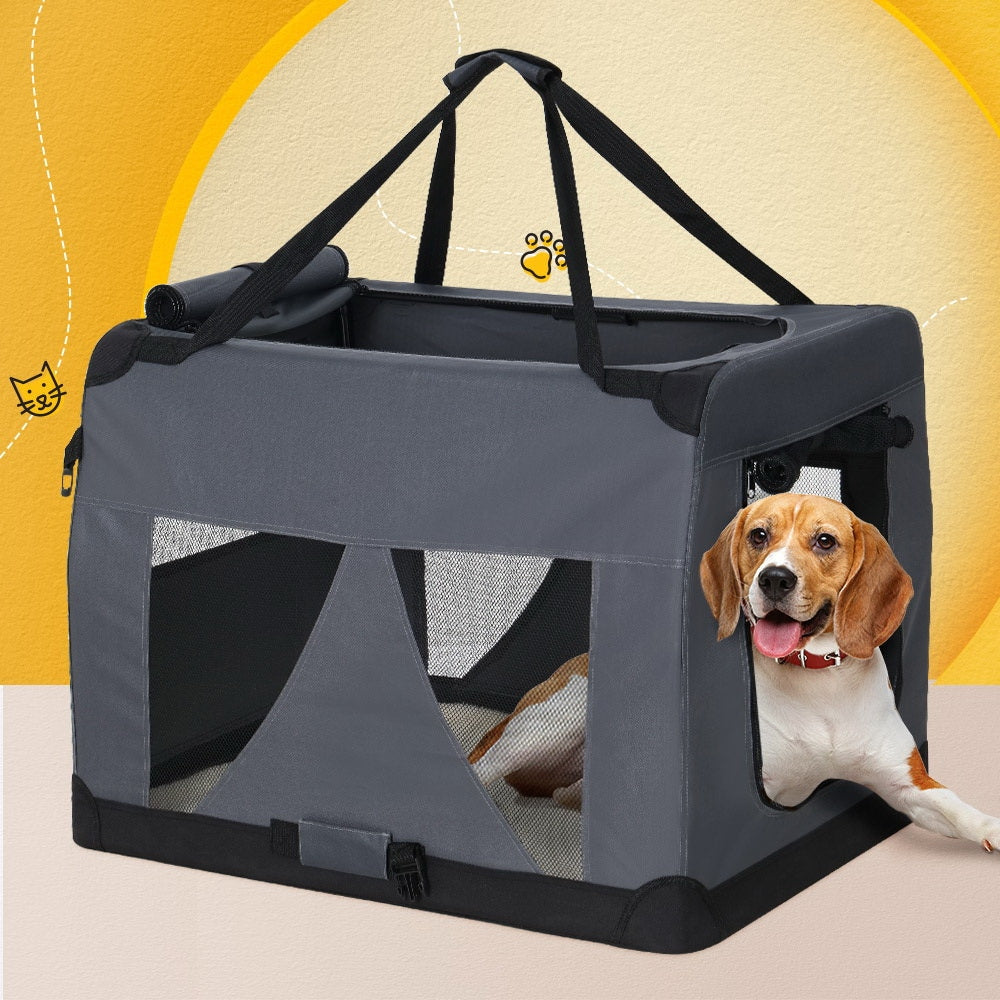 i.Pet Pet Carrier Soft Crate Dog Cat Travel Portable Cage Kennel Foldable 4XL Cares Fast shipping On sale