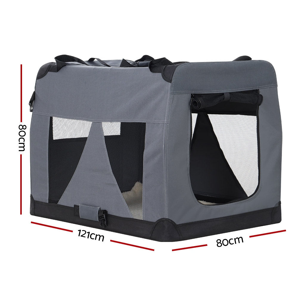 i.Pet Pet Carrier Soft Crate Dog Cat Travel Portable Cage Kennel Foldable 4XL Cares Fast shipping On sale