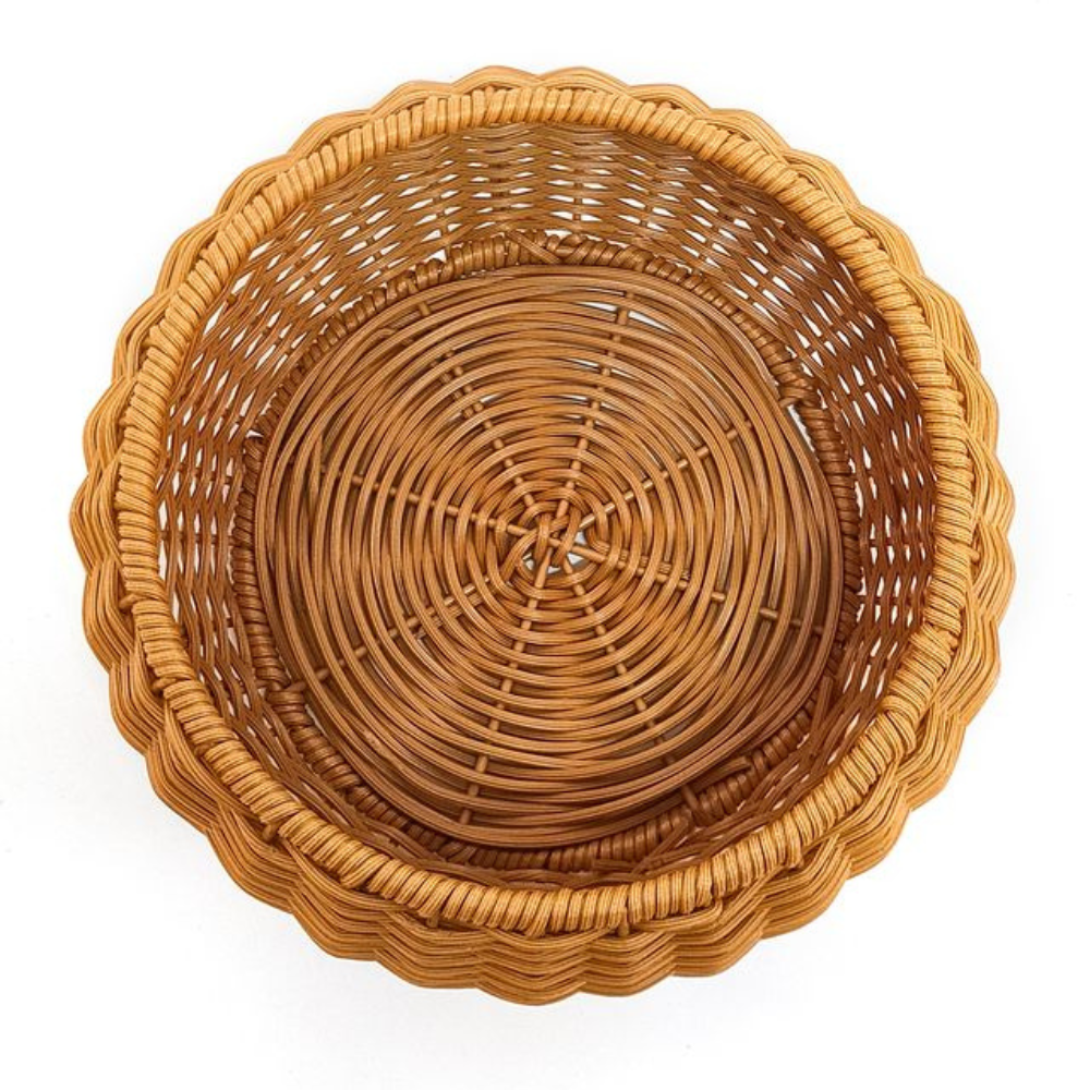 Woven PP Rattan Metal Frame Storage Basket Organizer Decoration With Lid Decor Fast shipping On sale