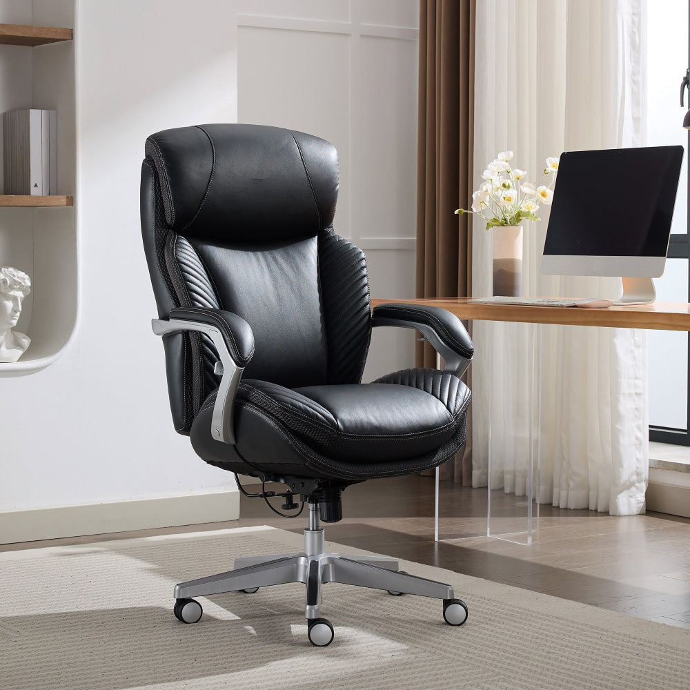 iComfort B&T Executive PU Leather Home Office Computer Working Chair Black Fast shipping On sale