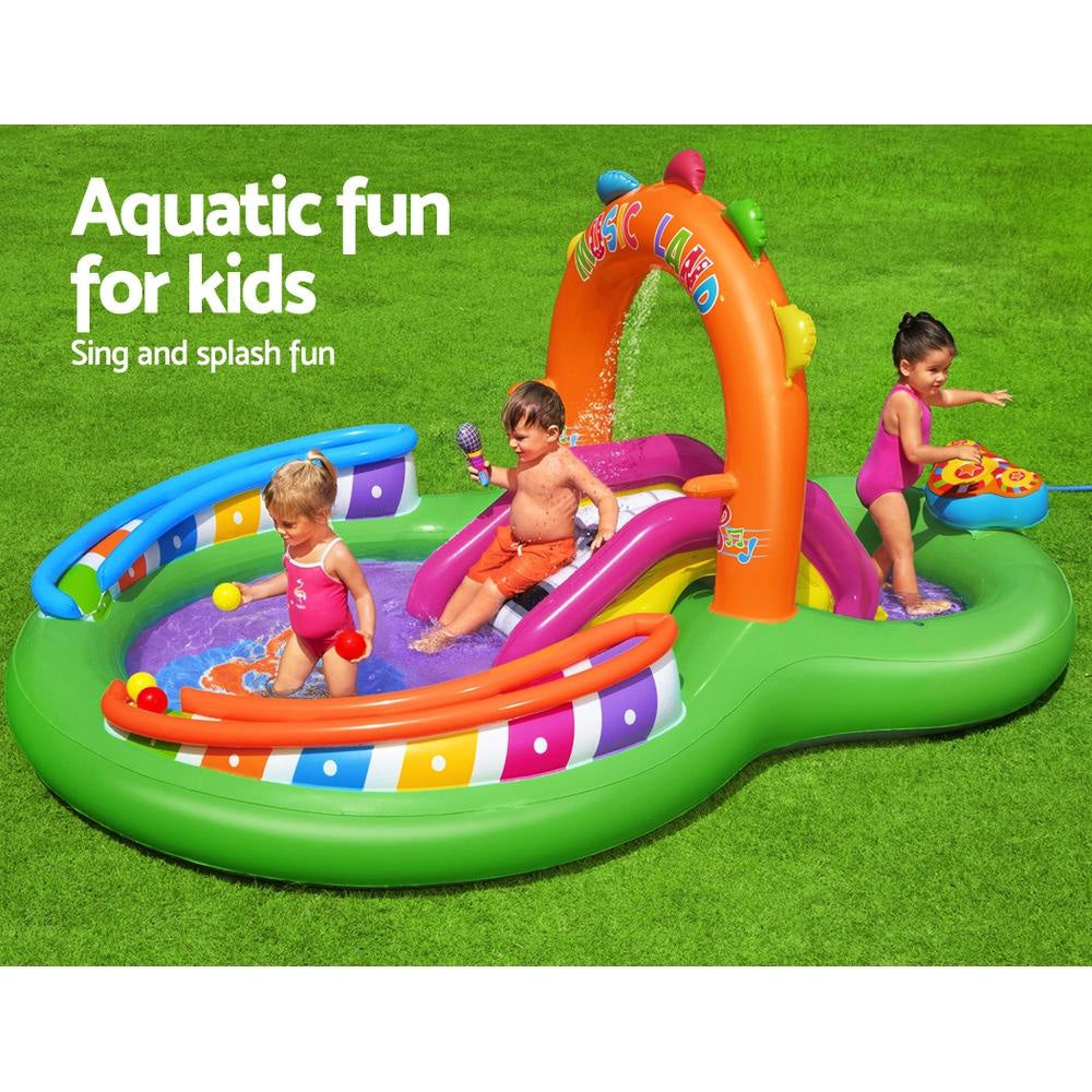 Inflatable Swimming Play Pool Kids Above Ground Kid Game Toy 3 People & Spa Fast shipping On sale