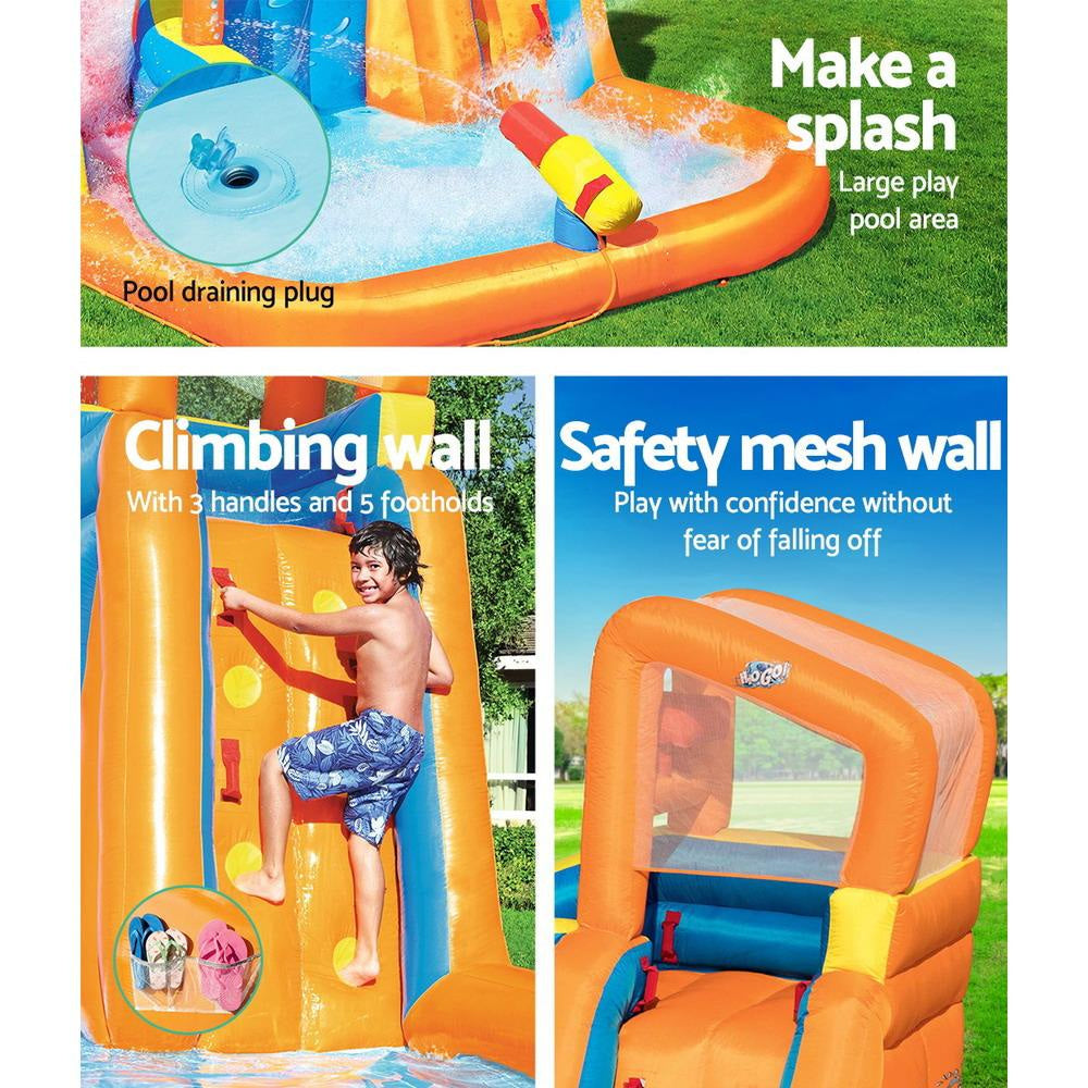 Inflatable Water Slide Pool Jumping Castle Playground Toy Splash & Spa Fast shipping On sale