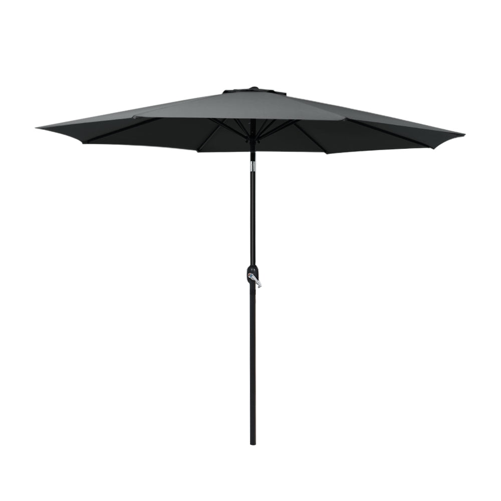 Instahut Outdoor Umbrella Umbrellas Beach Garden Tilt Sun Patio Deck Pole 2.7m Fast shipping On sale