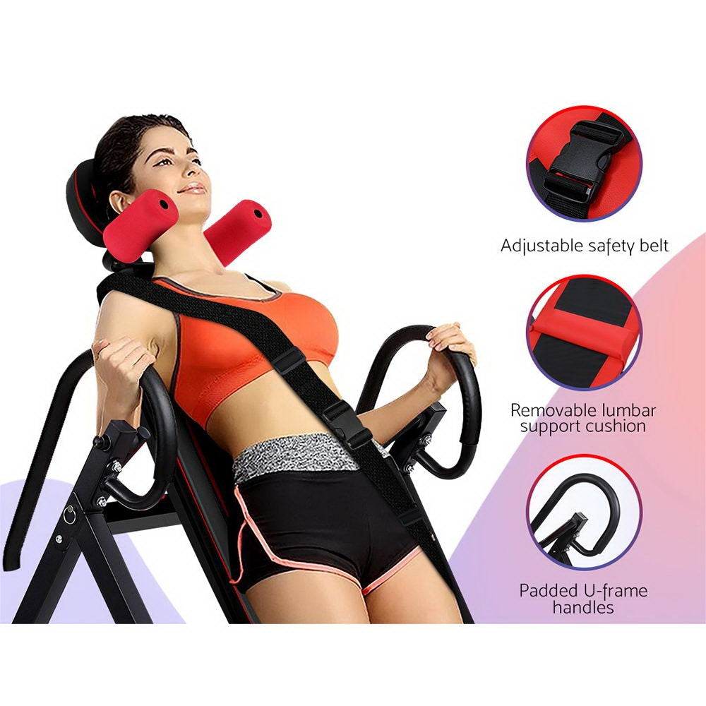 Inversion Table Gravity Stretcher Inverter Foldable Home Fitness Gym Sports & Fast shipping On sale