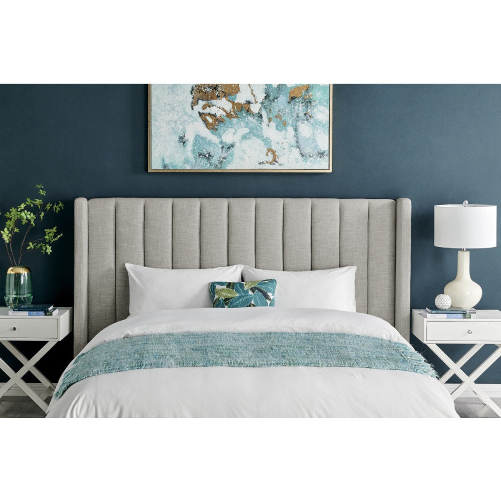 Isabella Bed Head Cloud Grey Fast shipping On sale