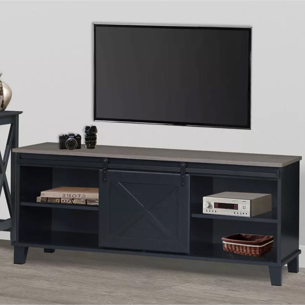 Ives Lowline Small Entertainment Unit TV Stand 120cm Antique Black Fast shipping On sale