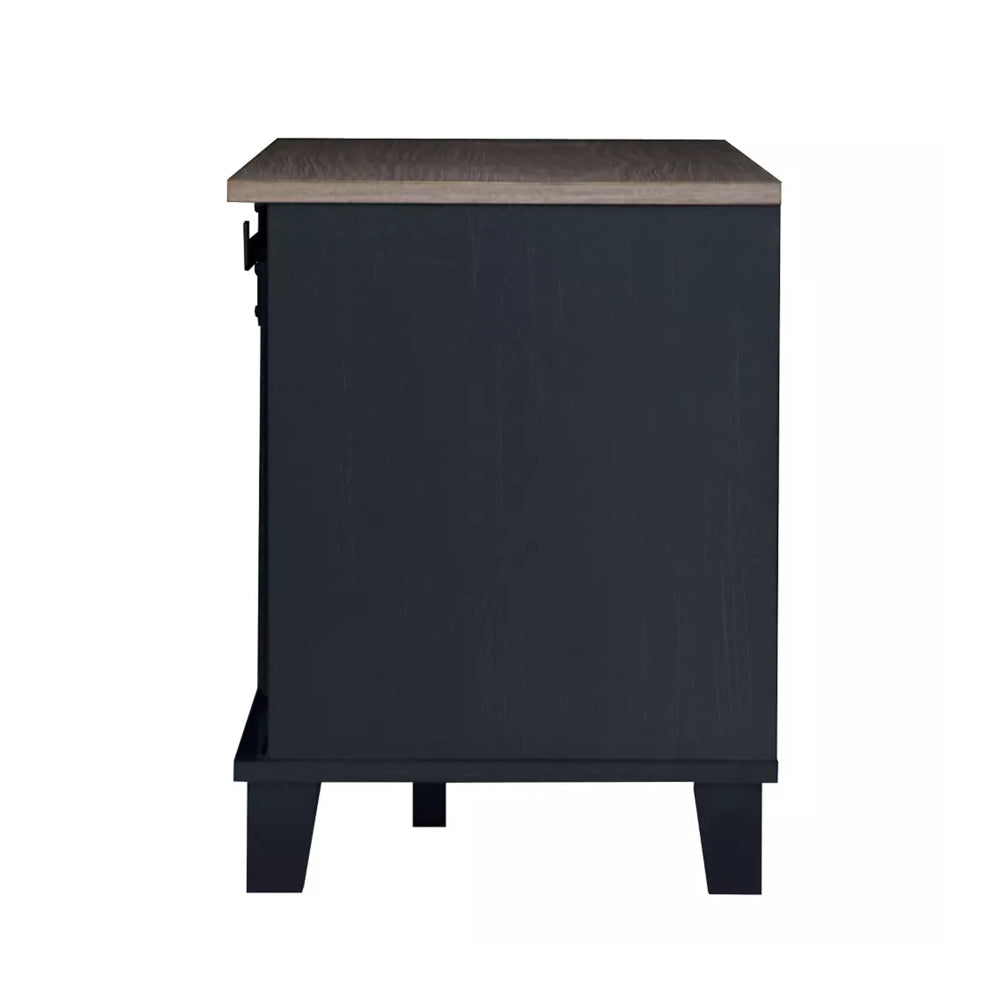 Ives Lowline Small Entertainment Unit TV Stand 120cm Antique Black Fast shipping On sale