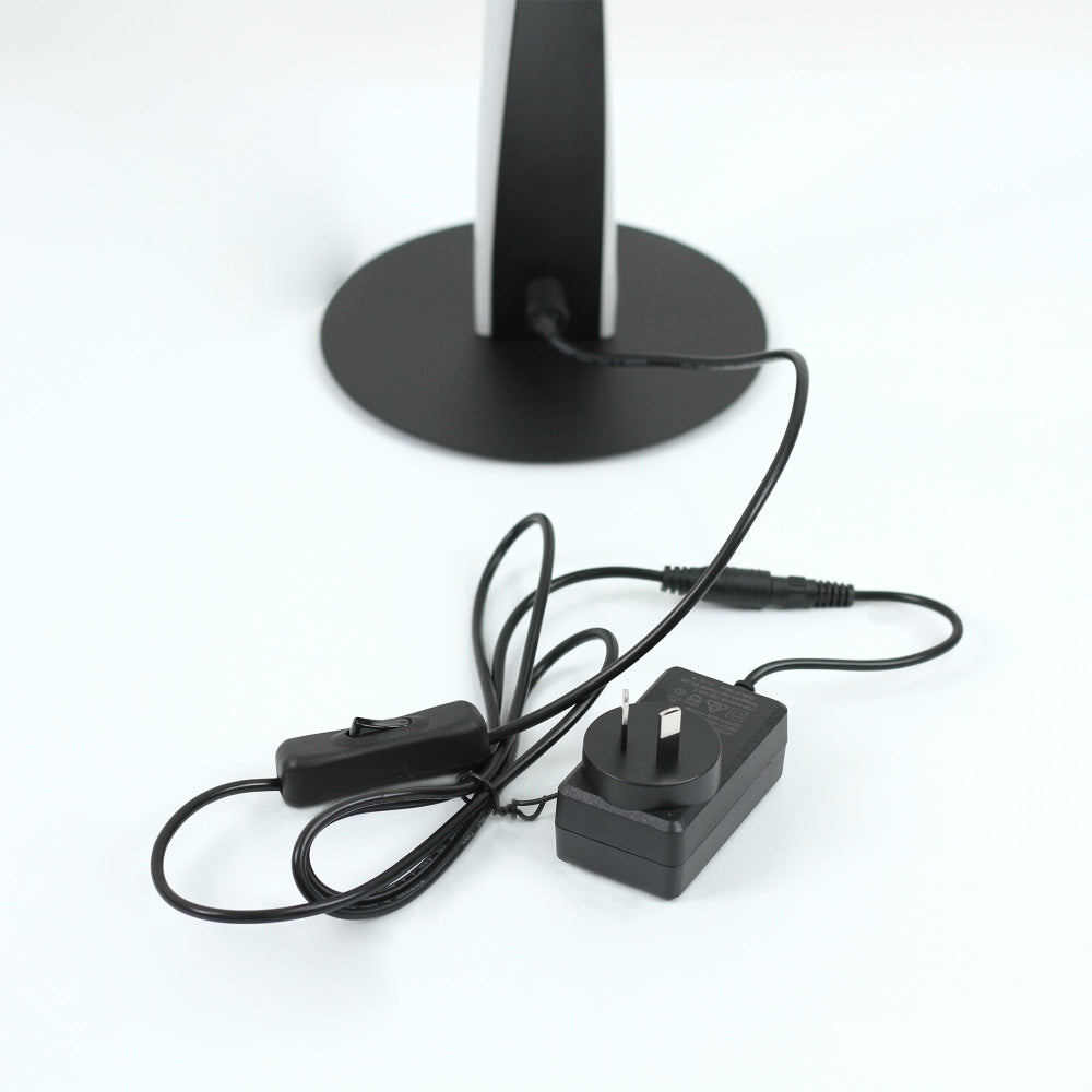 Jacqueline LED Modern Classic Twisted Table Lamp Light - Black Fast shipping On sale