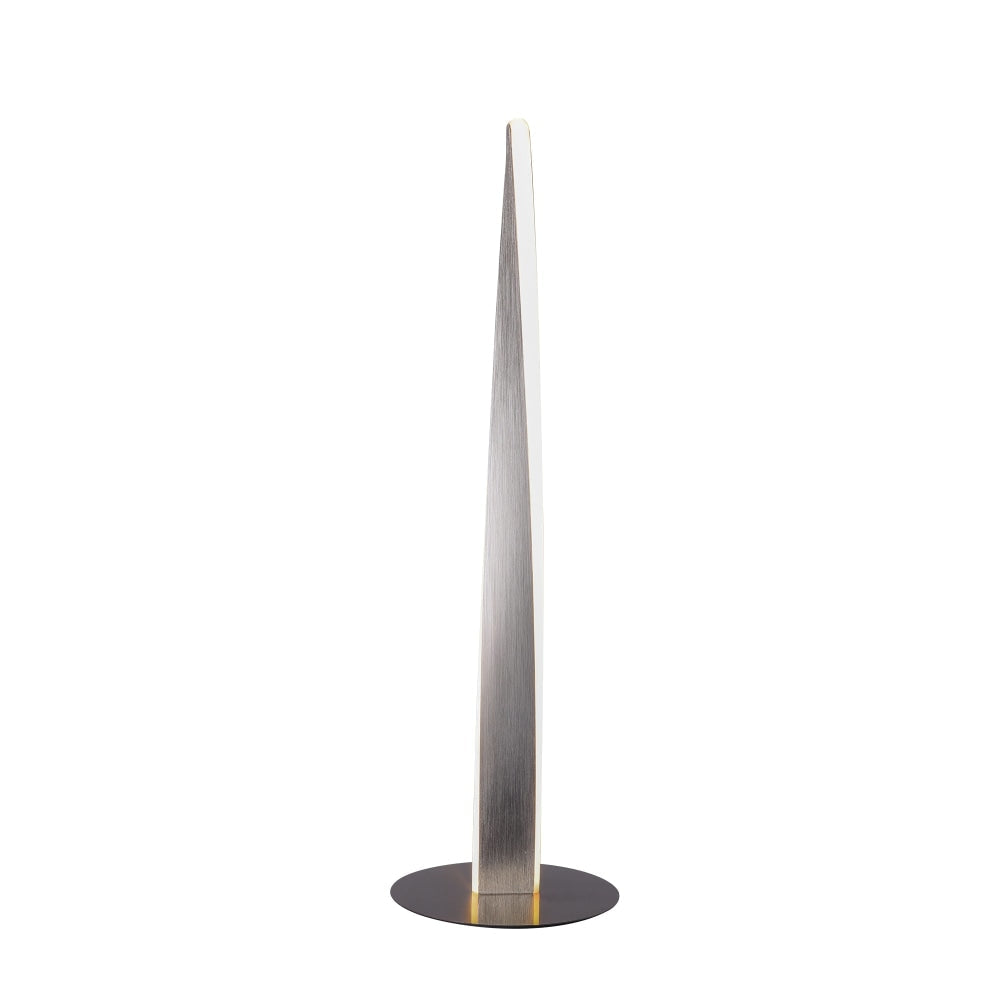 Jacqueline LED Modern Classic Twisted Table Lamp Light - Brushed Chrome Fast shipping On sale