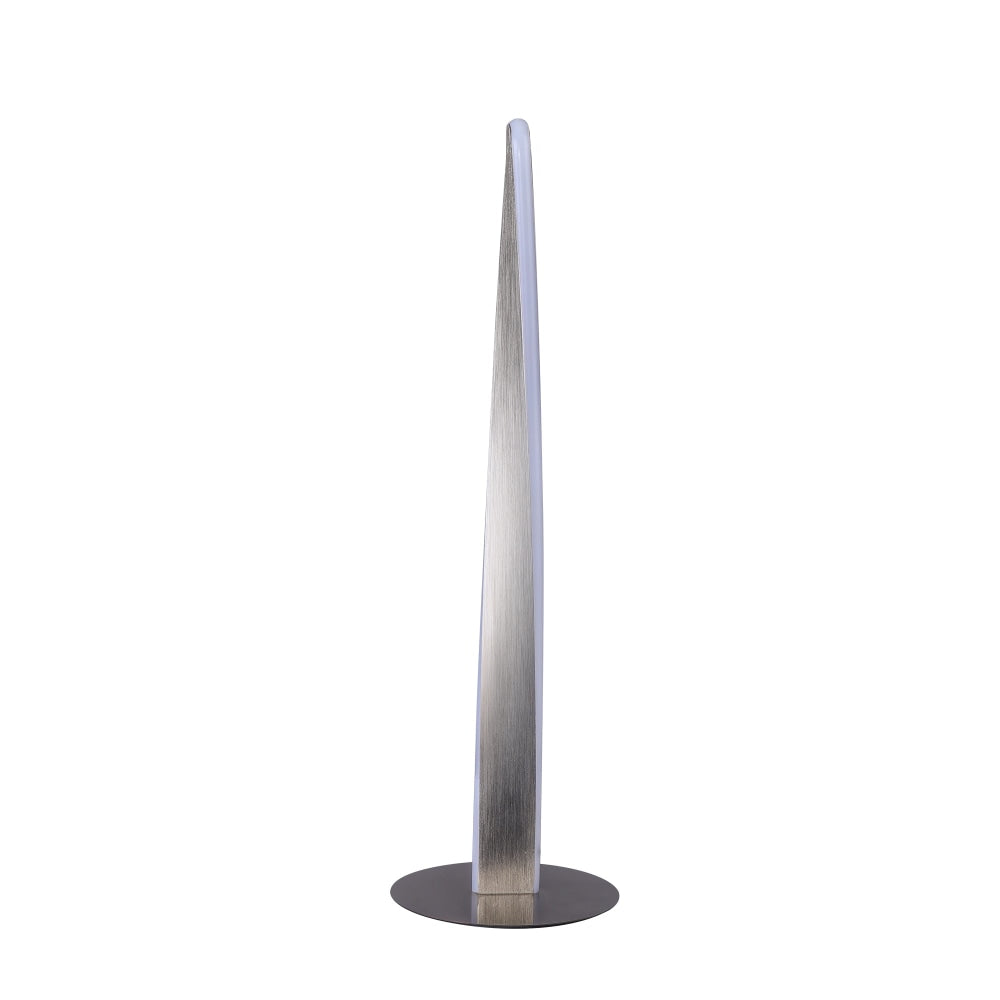 Jacqueline LED Modern Classic Twisted Table Lamp Light - Brushed Chrome Fast shipping On sale