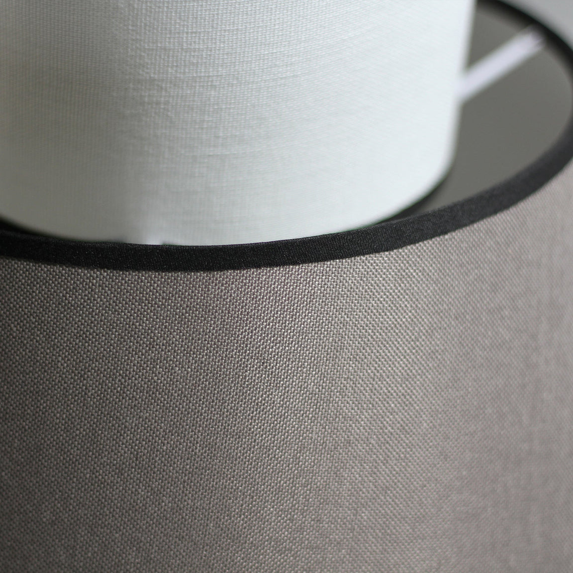Jesse Rattan Modern Elegant Pendant Lamp Ceiling Light - Grey & Natural Fast shipping On sale