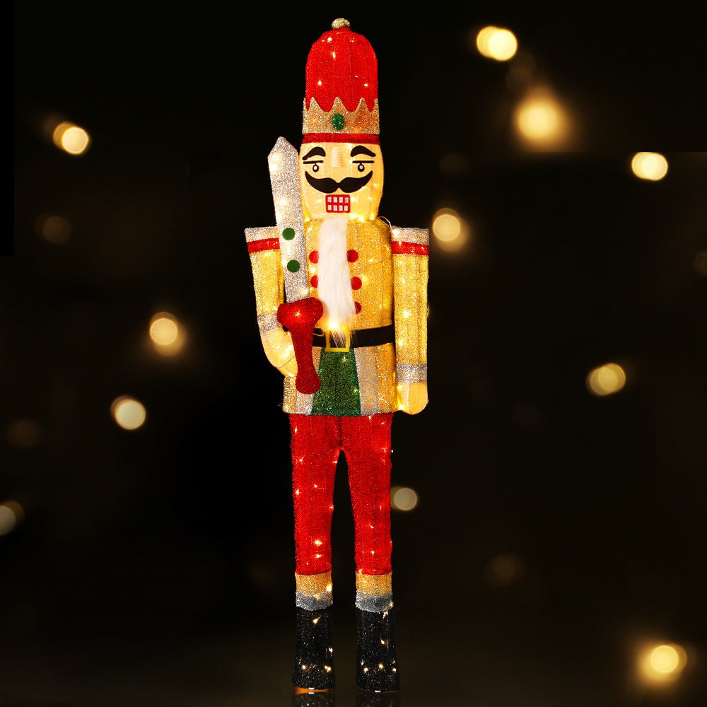 Jingle Jollys Christmas Lights LED Light Nutcracker 1.7M Motif 3D Decoration Fast shipping On sale