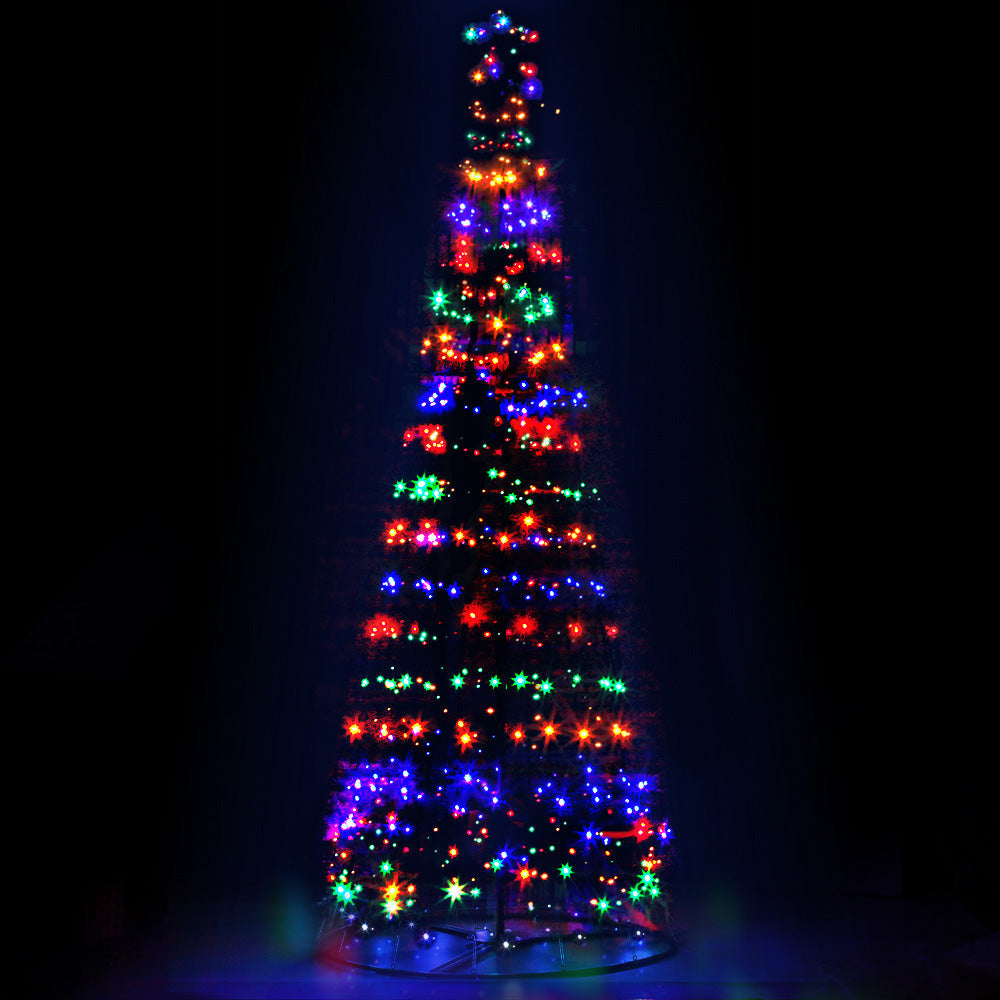 Jingle Jollys Solar Power Christmas Tree 3.6M 400 LED Xmas Trees 8 Light Modes Fast shipping On sale