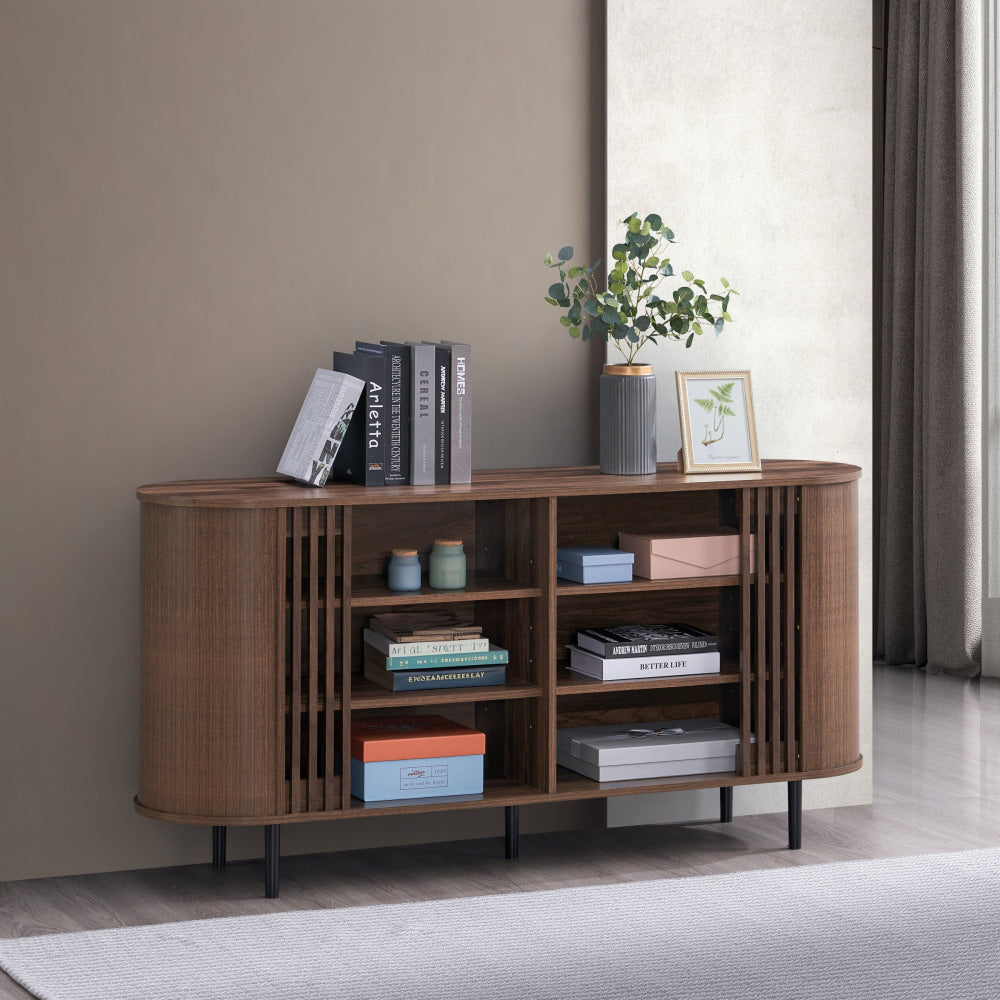 Momentous Living - Kassy Sideboard Buffet Unit Storage W/ 2x3 Shelves ...