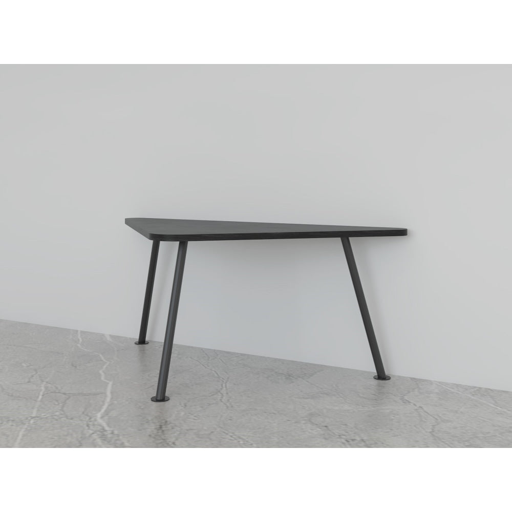 Kenney Modern Scandinavian Large Triangle Wooden Coffee - Black Table Fast shipping On sale