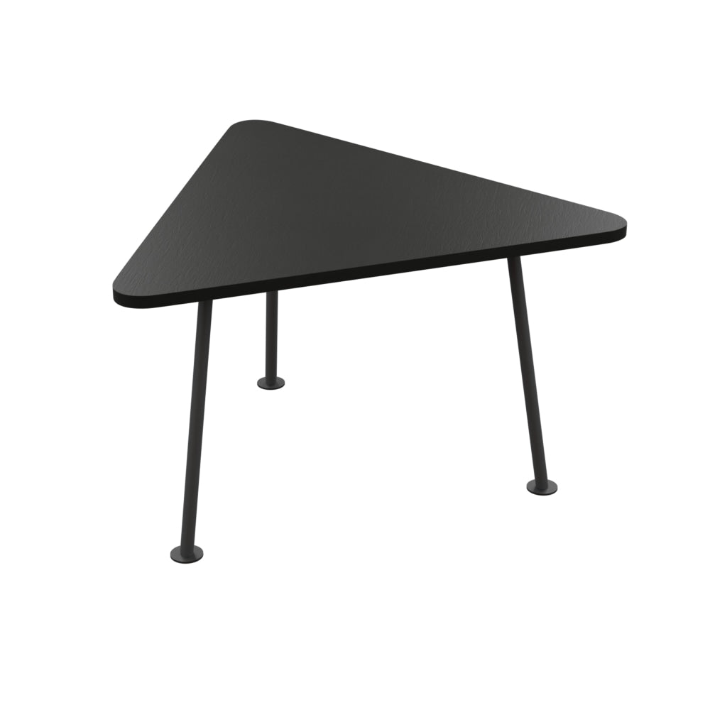 Kenney Modern Scandinavian Large Triangle Wooden Coffee - Black Table Fast shipping On sale