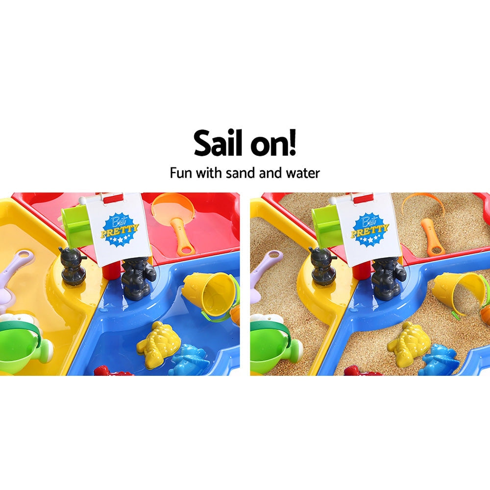 Kids Beach Sand and Water Sandpit Outdoor Table Childrens Bath Toys Fast shipping On sale
