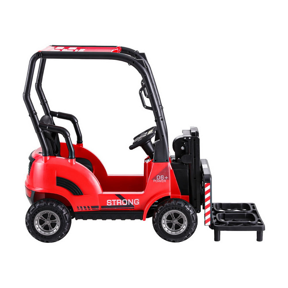 Kids Electric Ride On Car Forklift Loader Toys Cars Horn Remote 12V Red Fast shipping sale