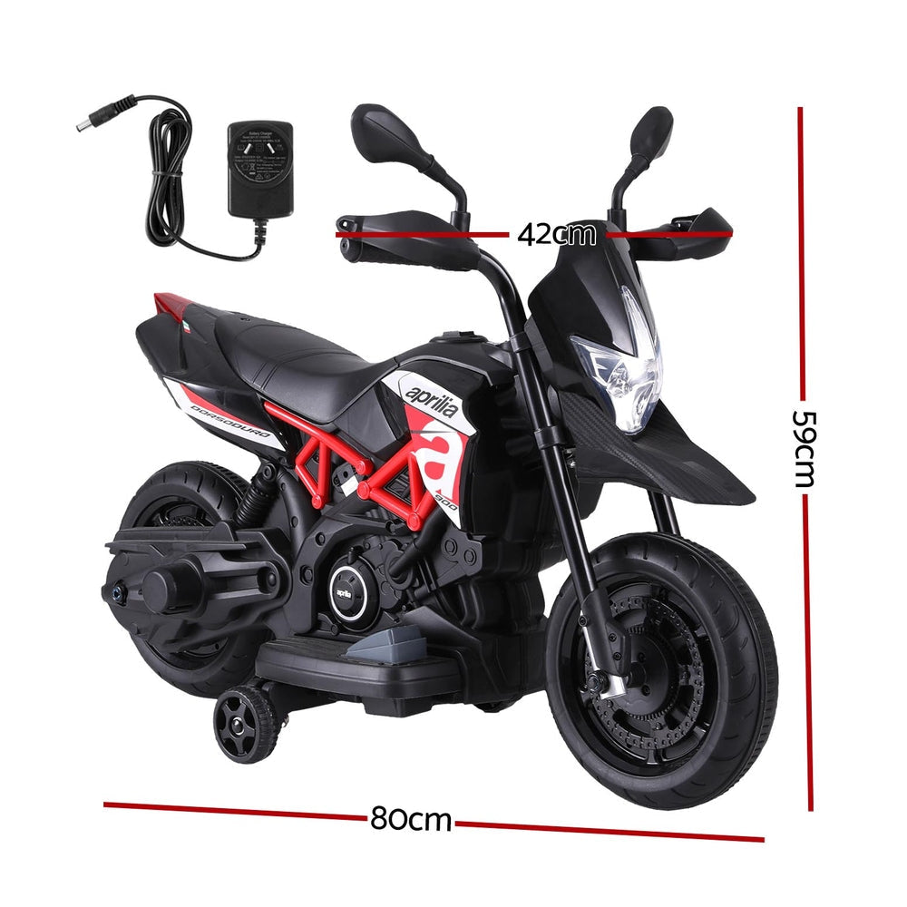 Kids Electric Ride On Car Motorcycle Motorbike Aprilia Licensed Dorsoduro 900 Fast shipping sale