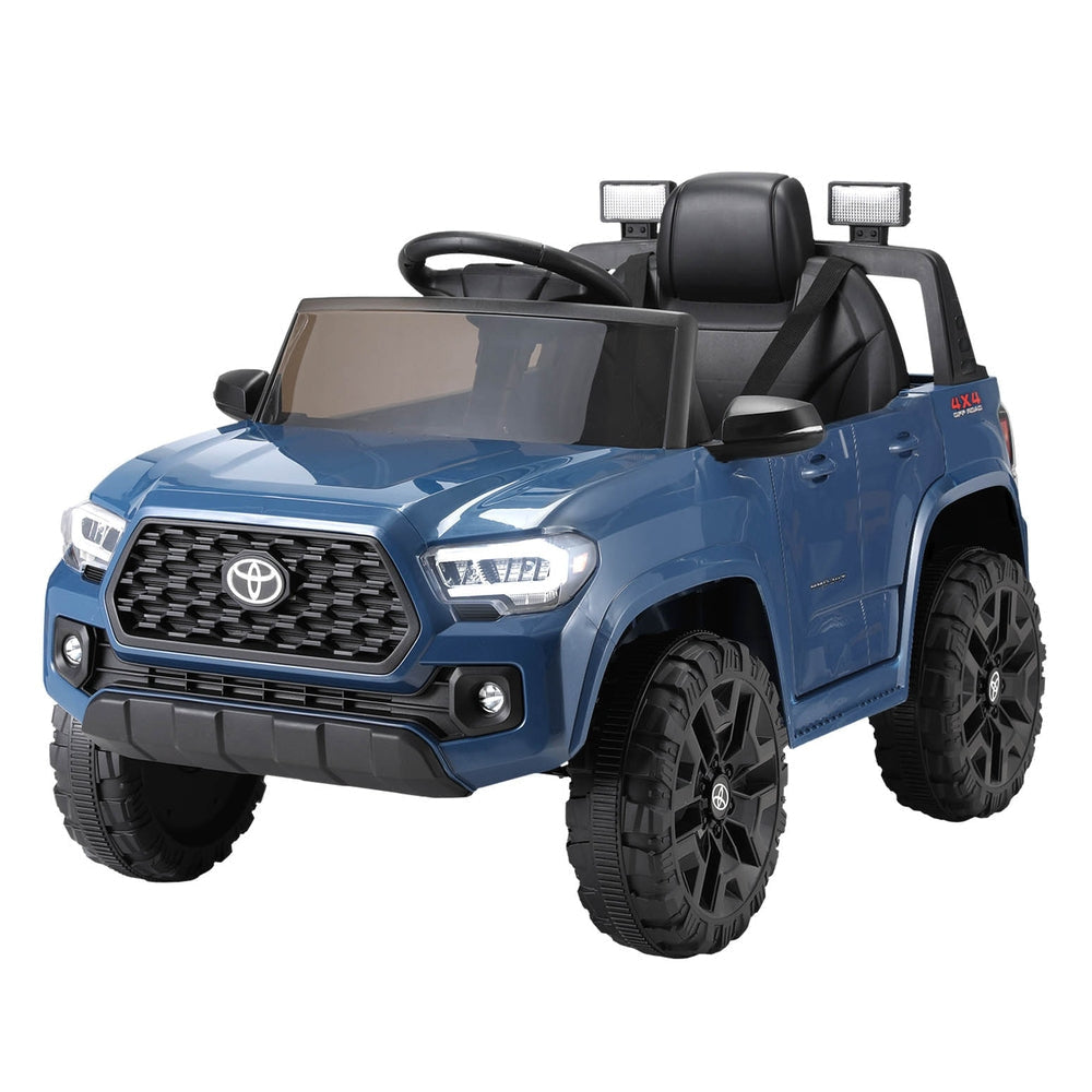 Kids Electric Ride On Car Toyota Tacoma Off Road Jeep Toy Cars Remote 12V Blue Fast shipping sale