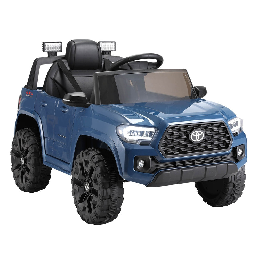 Kids Electric Ride On Car Toyota Tacoma Off Road Jeep Toy Cars Remote 12V Blue Fast shipping sale