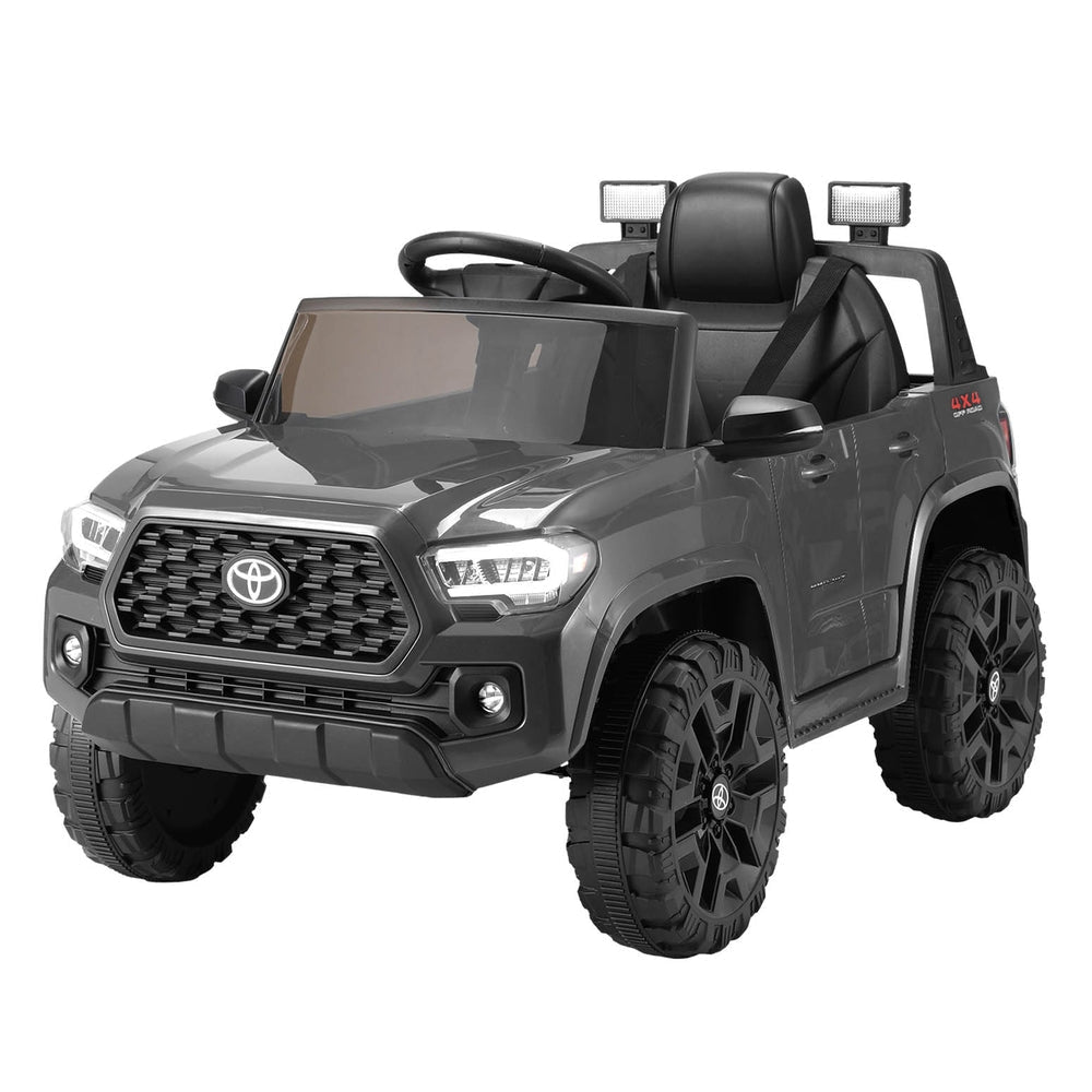 Kids Electric Ride On Car Toyota Tacoma Off Road Jeep Toy Cars Remote 12V Grey Fast shipping sale