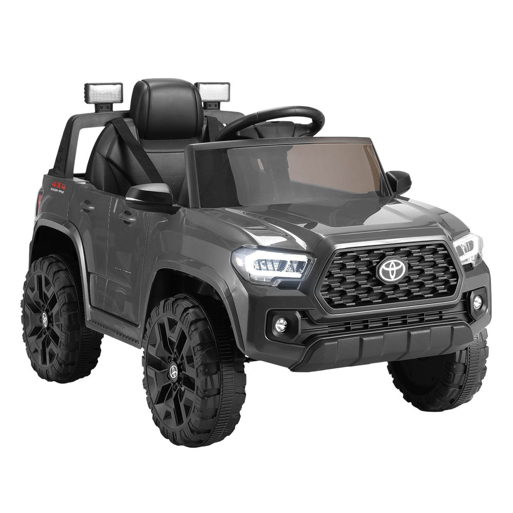 Kids Electric Ride On Car Toyota Tacoma Off Road Jeep Toy Cars Remote 12V Grey Fast shipping sale