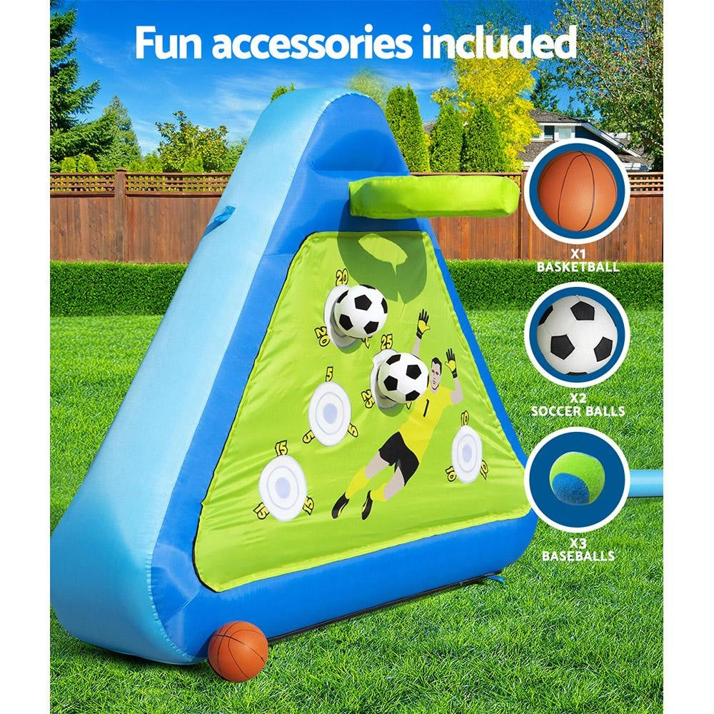 Kids Inflatable Soccer basketball Outdoor Inflated Play Board Sport Pool & Spa Fast shipping On sale