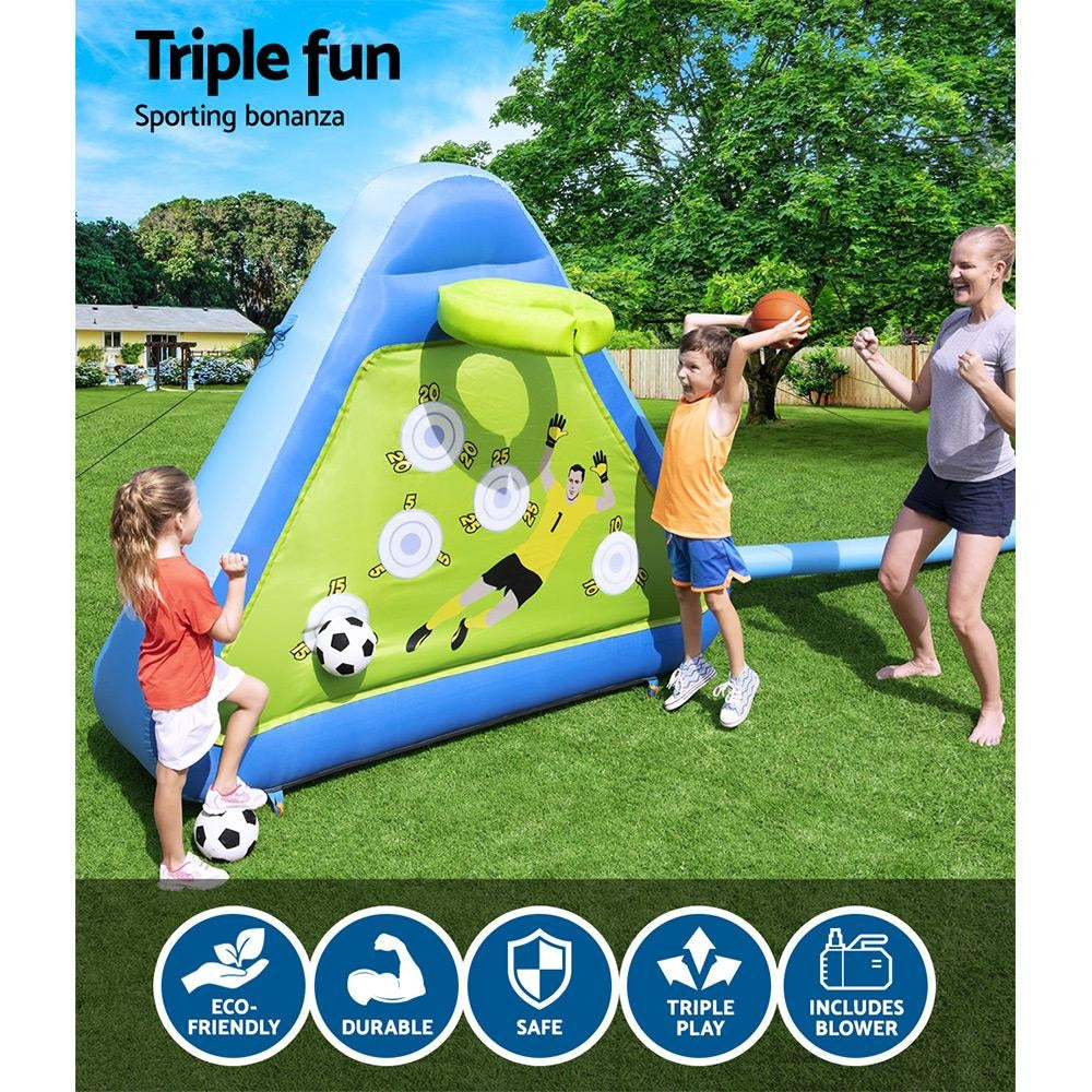 Kids Inflatable Soccer basketball Outdoor Inflated Play Board Sport Pool & Spa Fast shipping On sale