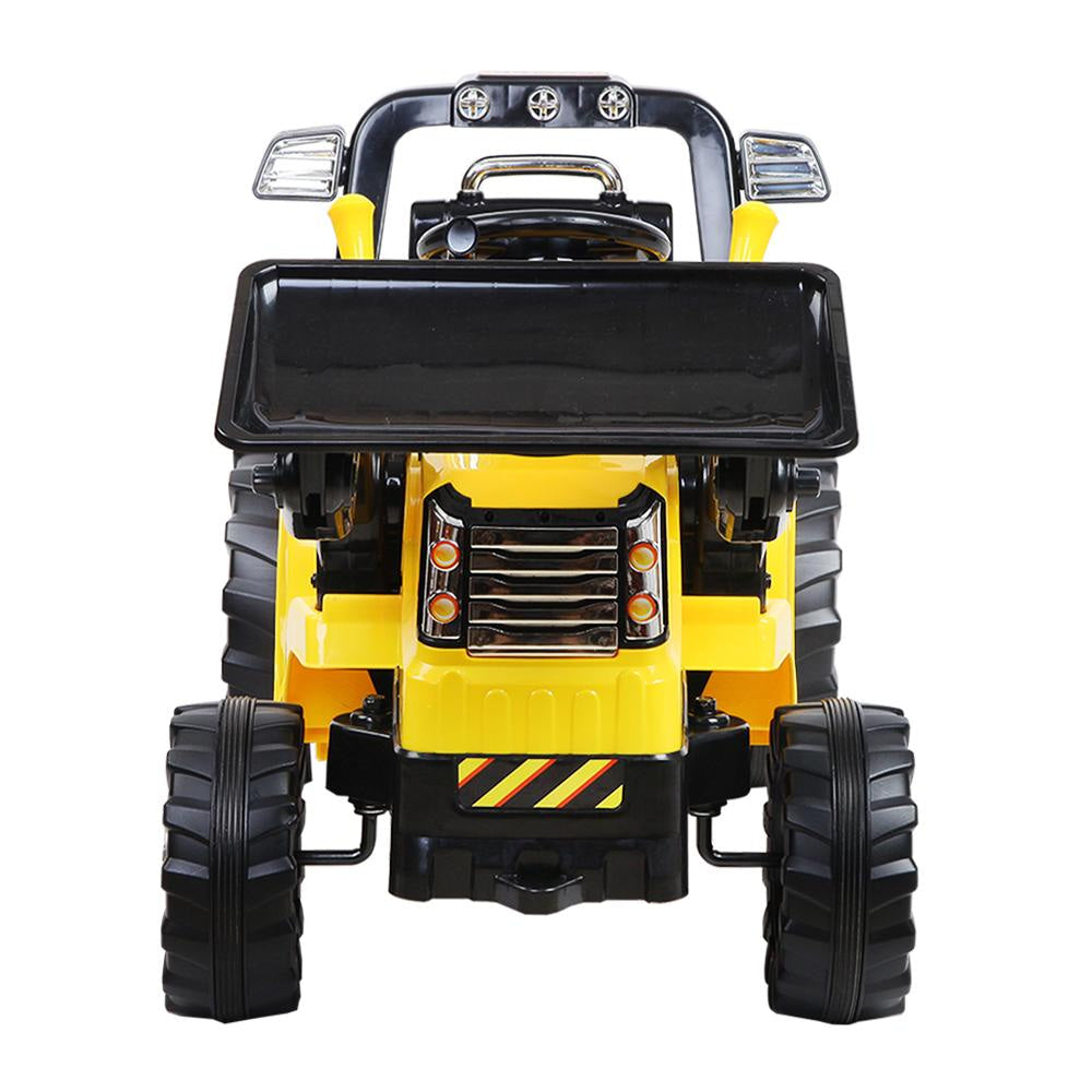 Kids Ride On Bulldozer Digger Electric Car Yellow Fast shipping sale